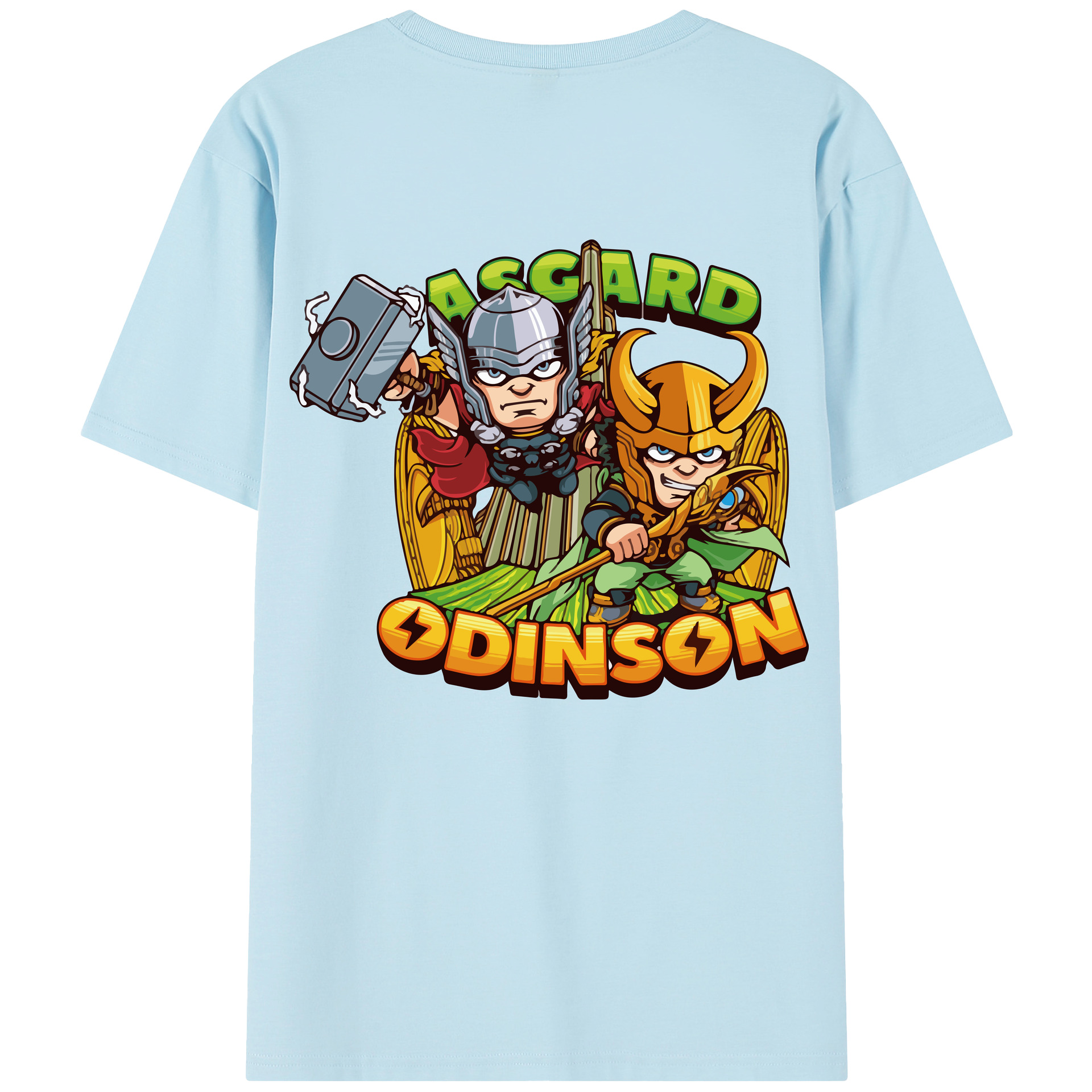 （画像用） アベンジャーズ The Avengers 綿100％半袖Tシャツ（背面プリント）